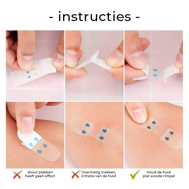 Onzichtbare Face Lifter-Tape