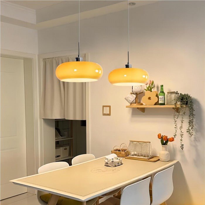 Hanglamp Glas Bauhaus Stijl - Noordisch Retro
