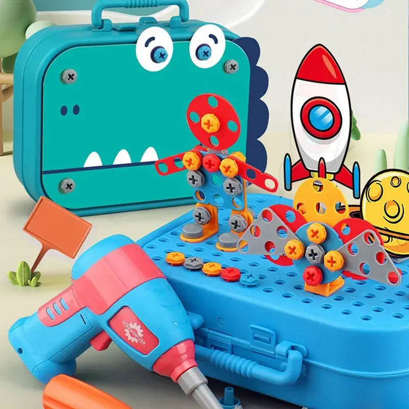 Montessori 3D-gereedschapskist Voor Kinderen