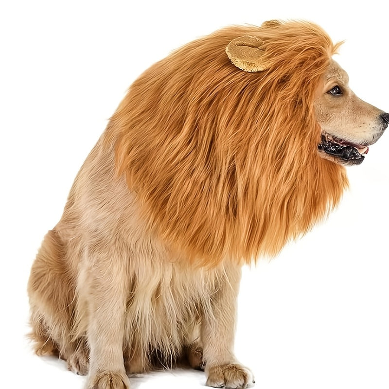 Hond Realistische Leeuwenmanen Halloween Kostuum | Verstelbaar Lichtgewicht