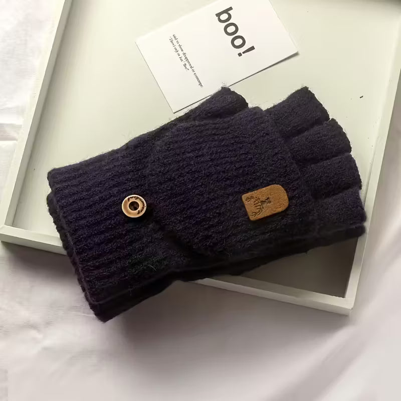 Heren WinterPro Vingerloze Handschoenen – Dik, Warm en Comfortabel