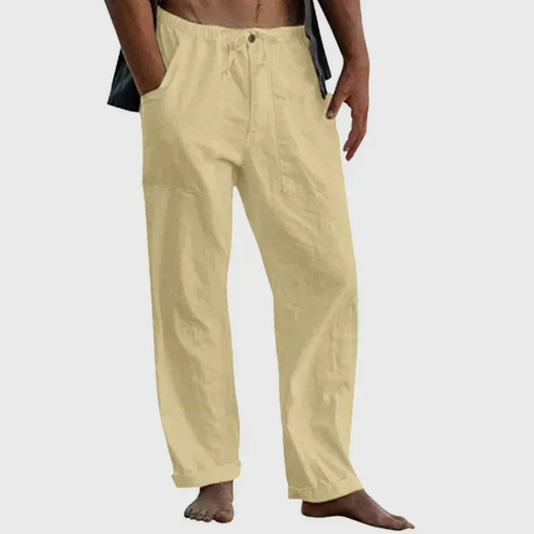 Casual linnen broek voor mannen | Werk