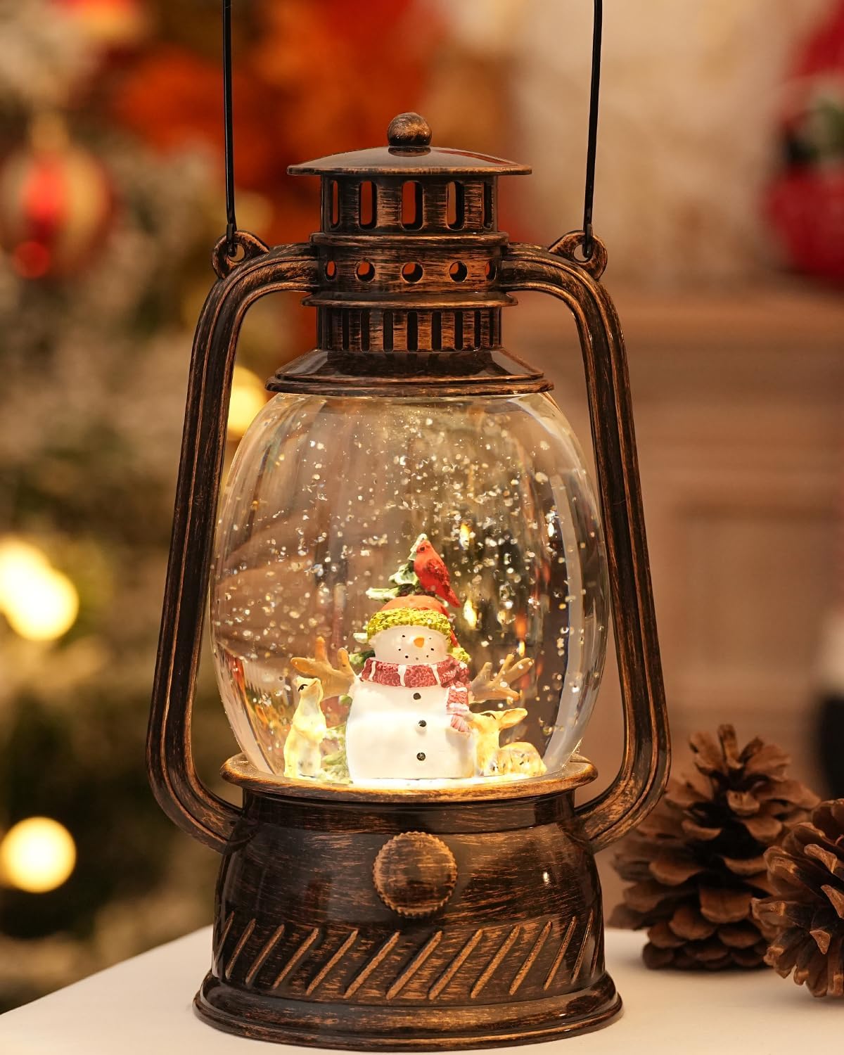 Herfstglans Decoratieve Lamp met Pompoenen – Warm LED-Licht en 6-Uur Timer
