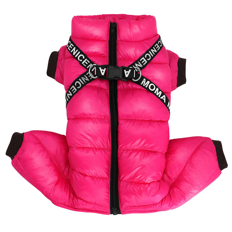 WarmPaw WinterComfort Hondenjas – Winddichte Jas met Zachte Isolatie voor Koud Weer