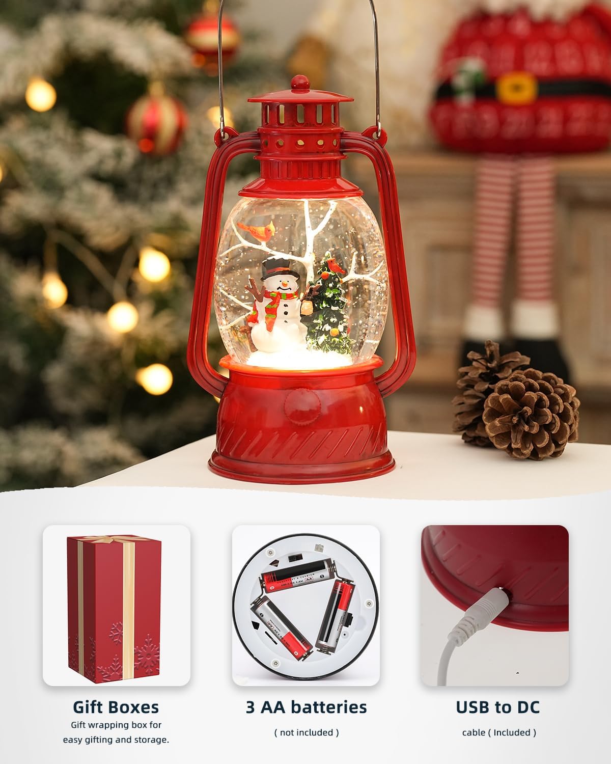 Herfstglans Decoratieve Lamp met Pompoenen – Warm LED-Licht en 6-Uur Timer