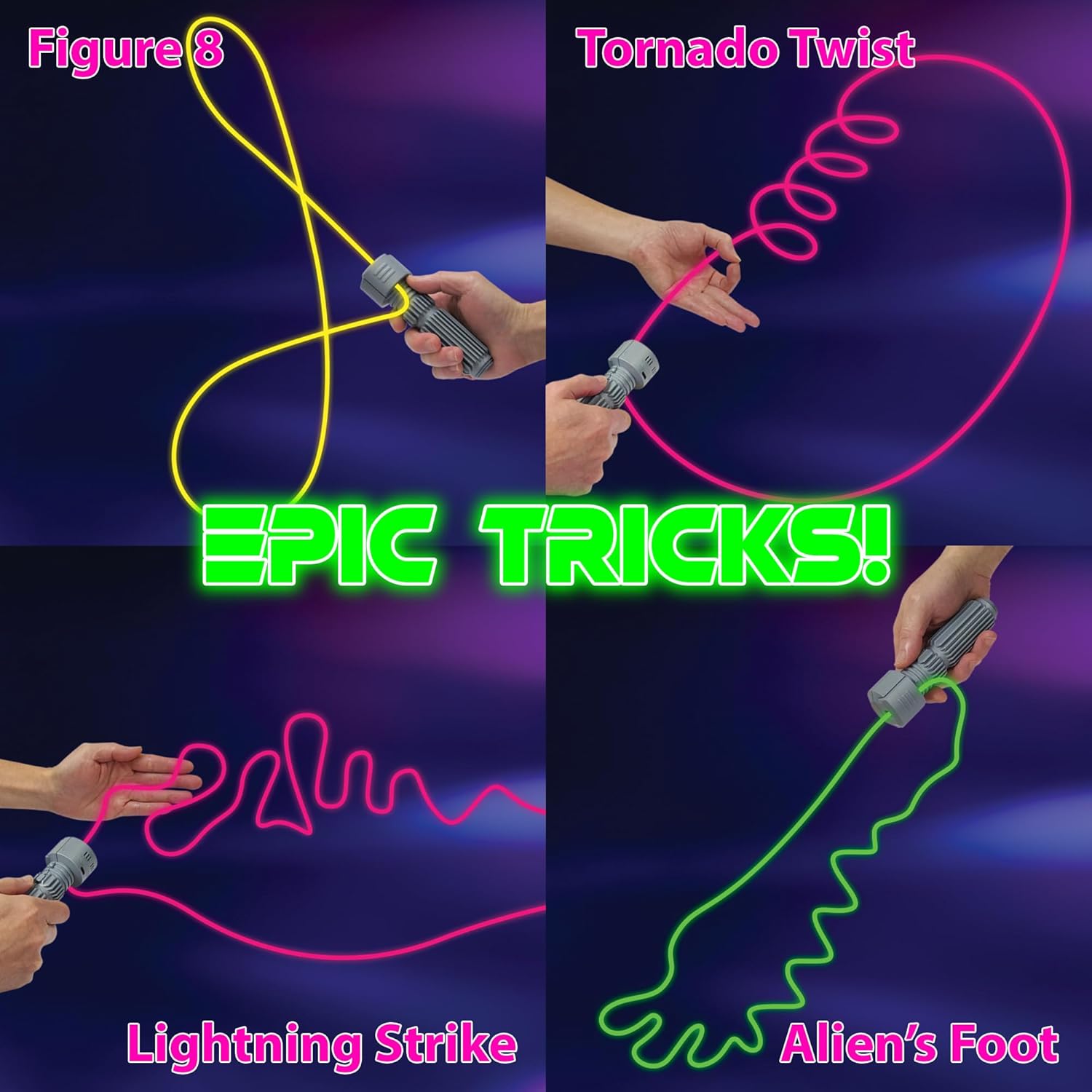 GlowLasso touwschietspel | Licht het plezier op!