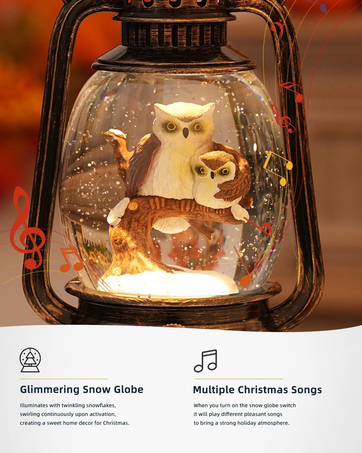 Herfstglans Decoratieve Lamp met Pompoenen – Warm LED-Licht en 6-Uur Timer