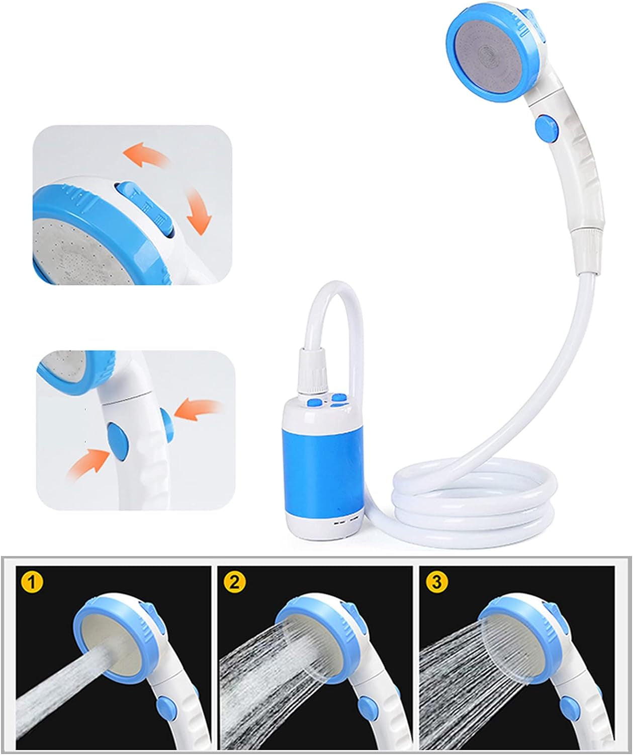 LuxuraCamp Luxe Draagbare Campingdouche | Geniet van luxe en gemak in de natuur