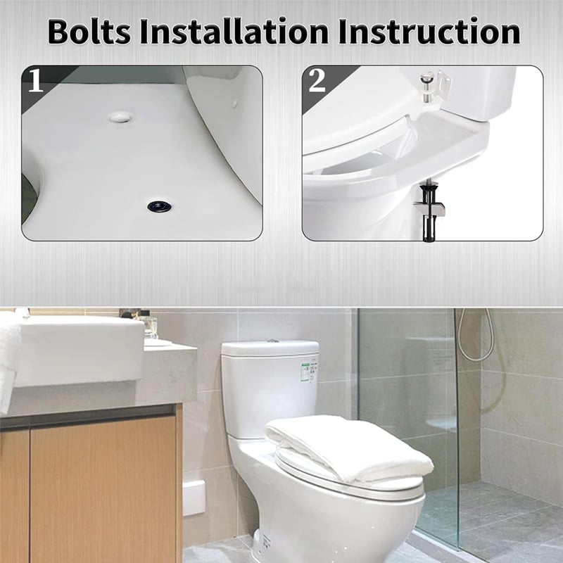 🔥 NIEUWE JAARSACTIE - Heavy Duty Toiletbril Bevestigingsboutset