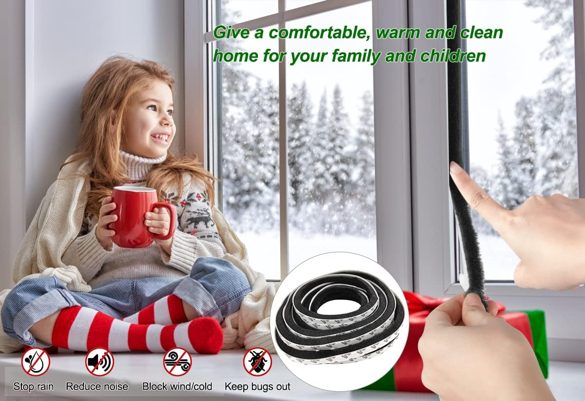 Borstelafdichting, deurafdichting, zelfklevend deurafdichting