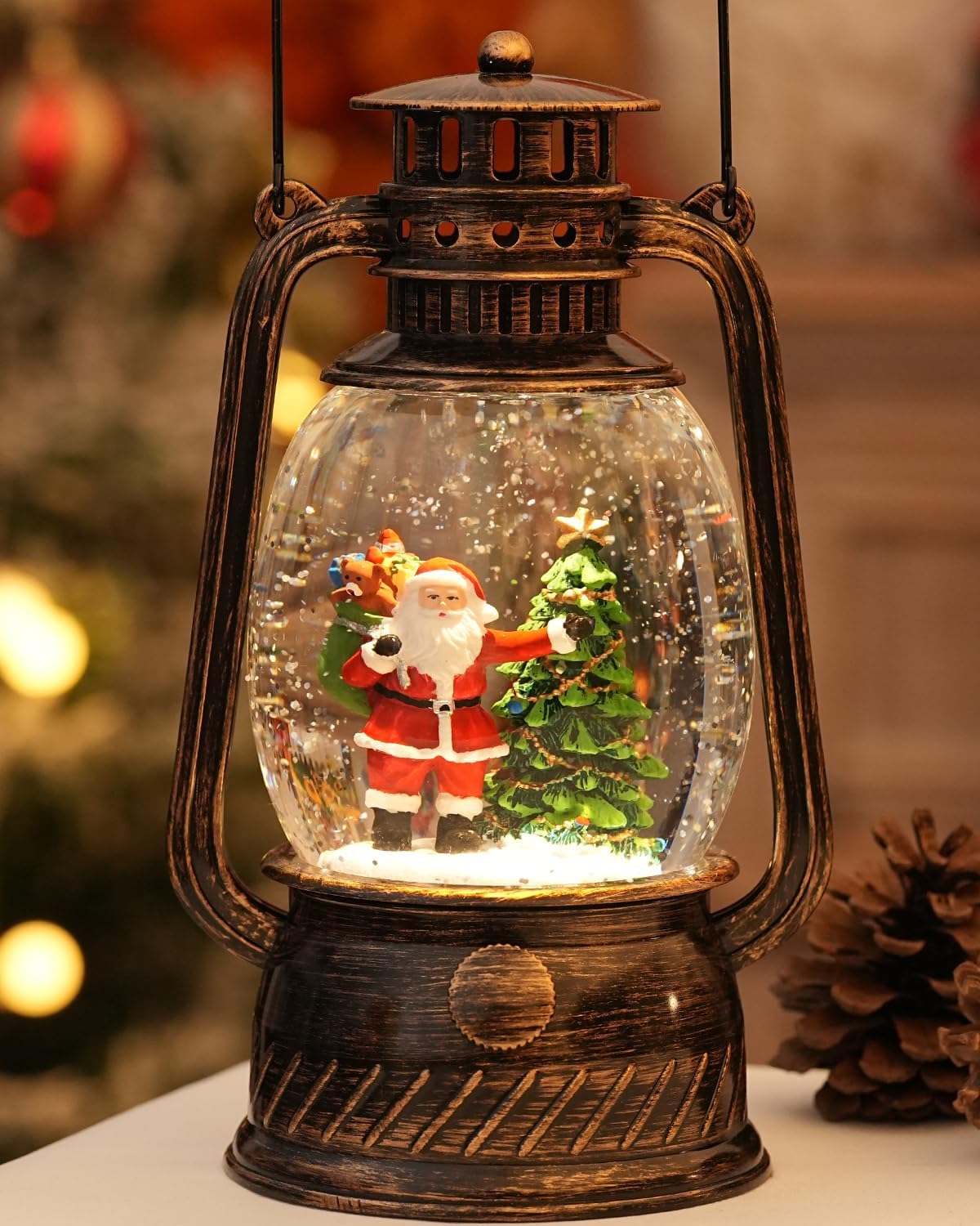 Herfstglans Decoratieve Lamp met Pompoenen – Warm LED-Licht en 6-Uur Timer