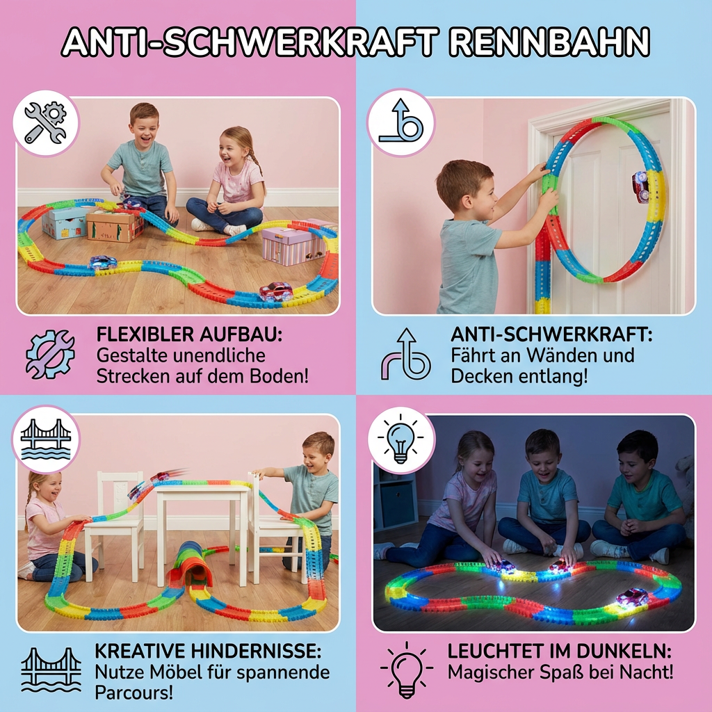 Anti-Zwaartekracht Racebaan voor Kinderen