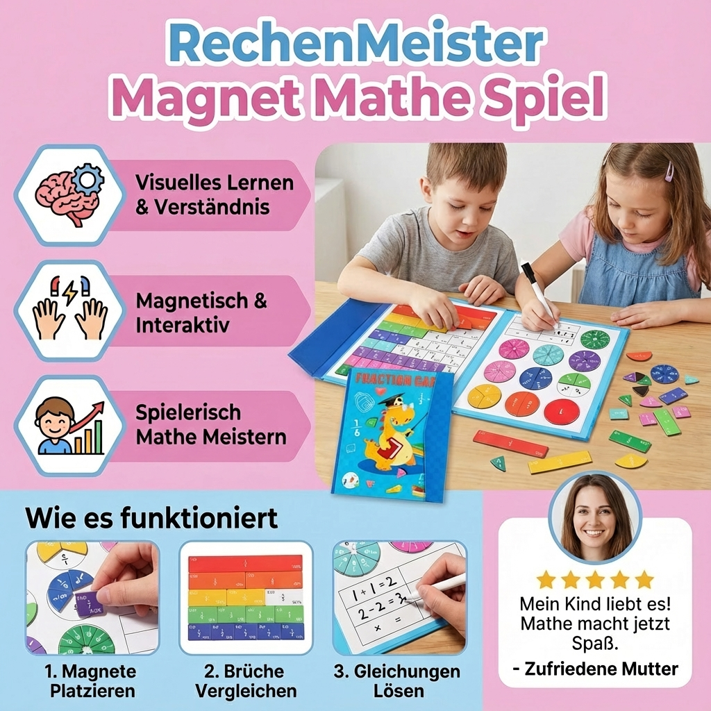RekenMeester Magnet Wiskunde Spel