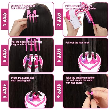 LuxuraBraid Magische Haarvlechter | Creëer moeiteloos prachtige vlechten met luxe uitstraling