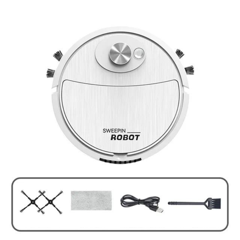 SmartClean - 3-in-1 Robotstofzuiger voor moeiteloos, intelligent schoonmaken thuis