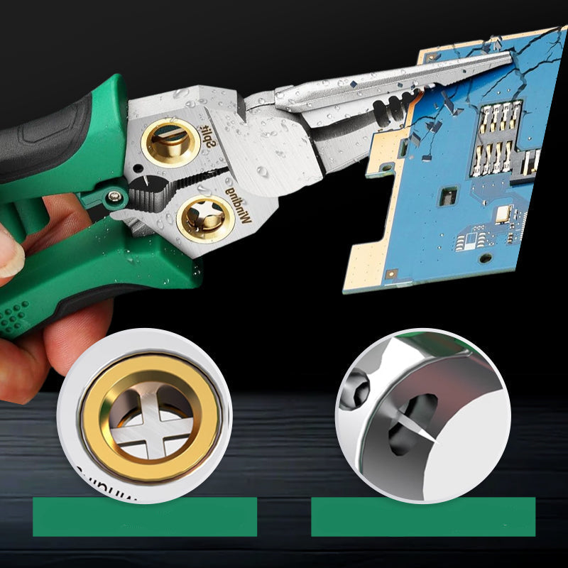 Éclat | 8-in-1 Strip- en Testschaar – elektrische test – multifunctioneel – ergonomisch