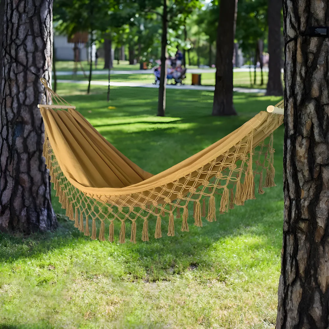 Velri - Comfortabele Boho Hangmat van Katoen
