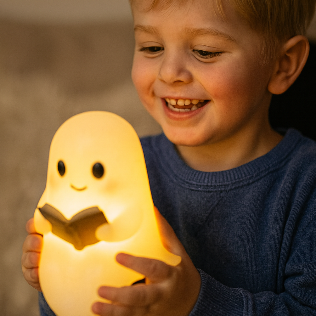 NachtGeest Lamp – Handgemaakte Decoratieve Nachtlamp met Warm Licht