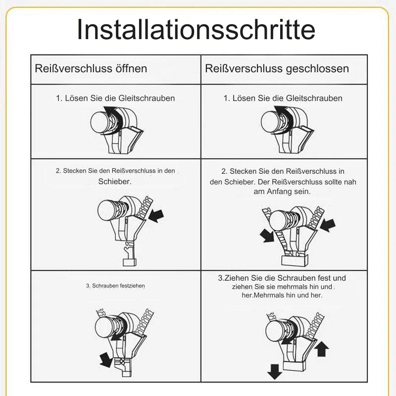 Afneembare ritsgreep (6 stuks)