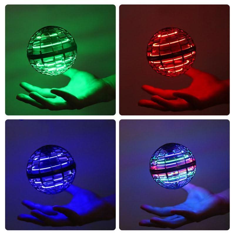 Gloeiende vliegende bal voor leuke en interactieve spellen