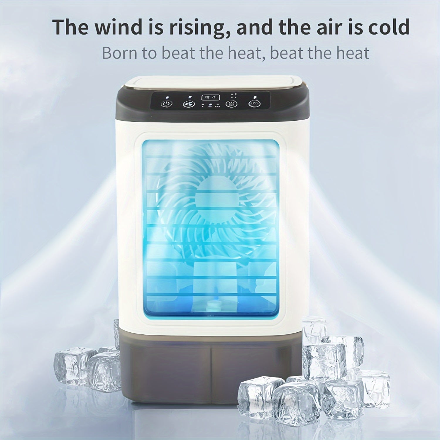 Mini Portable Airconditioner Koel met Water – USB Voeding met Groot Reservoir