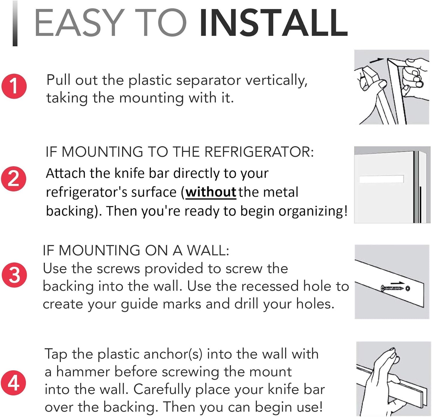 14 Inch Magnetische Messen- en Gereedschapshouder