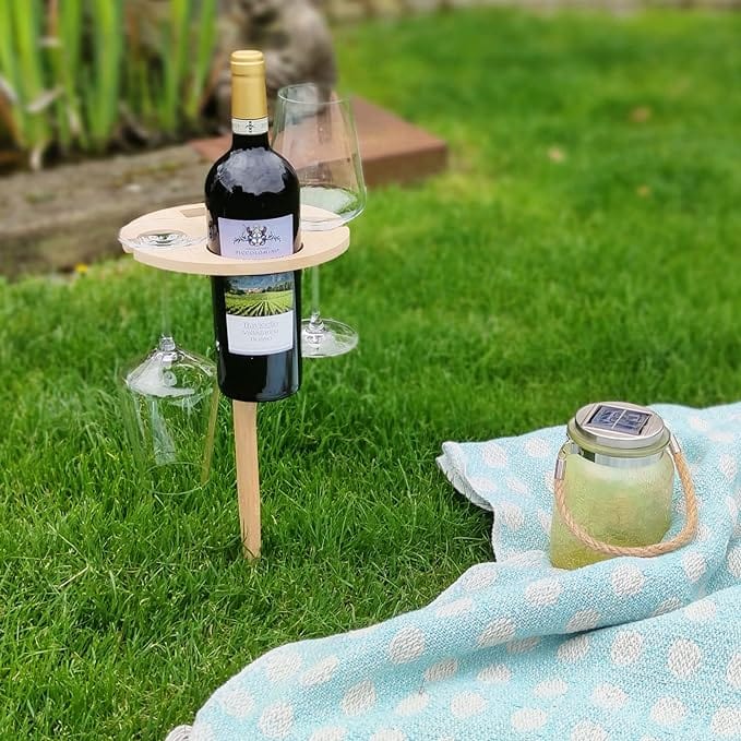 50% Korting | Vino™ - Opvouwbare Picknicktafel met Wijnhouder [Laatste Dag Korting]