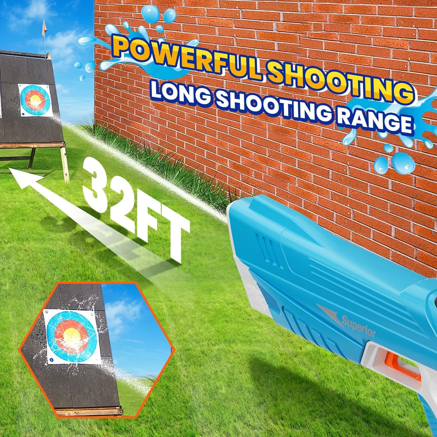 AquaLux Elite Water Blaster | Hoge-prestatie kanon voor ultiem zomers plezier