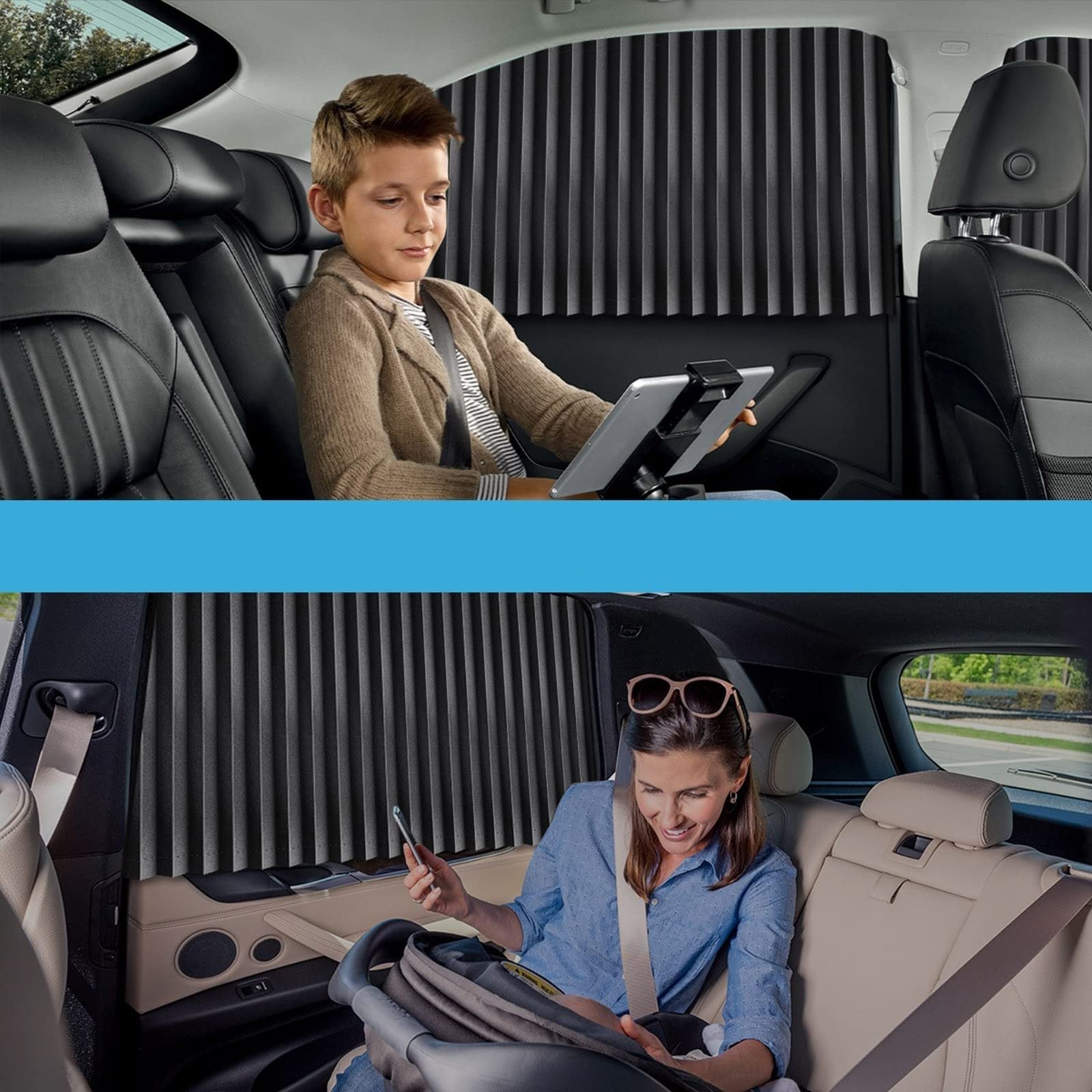 LuxShade Elite Magnetisch Auto Zonnescherm | Bescherming en privacy voor uw voertuig in stijl