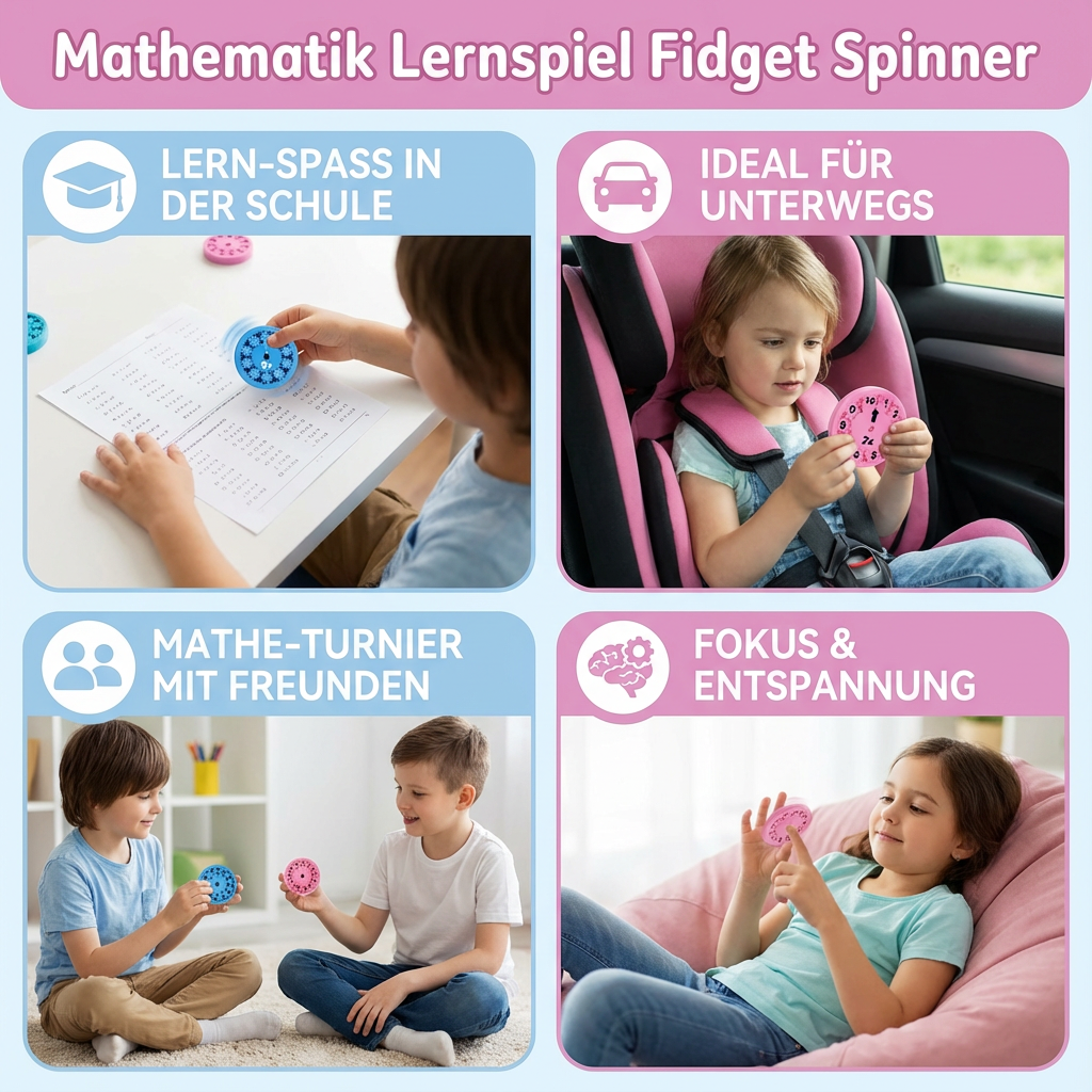 Wiskunde Leer Spel Fidget Spinner