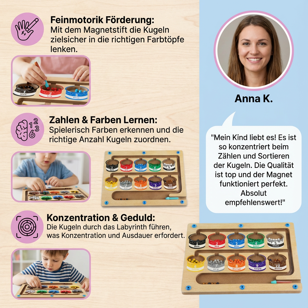 Montessori Magnetlabyrint