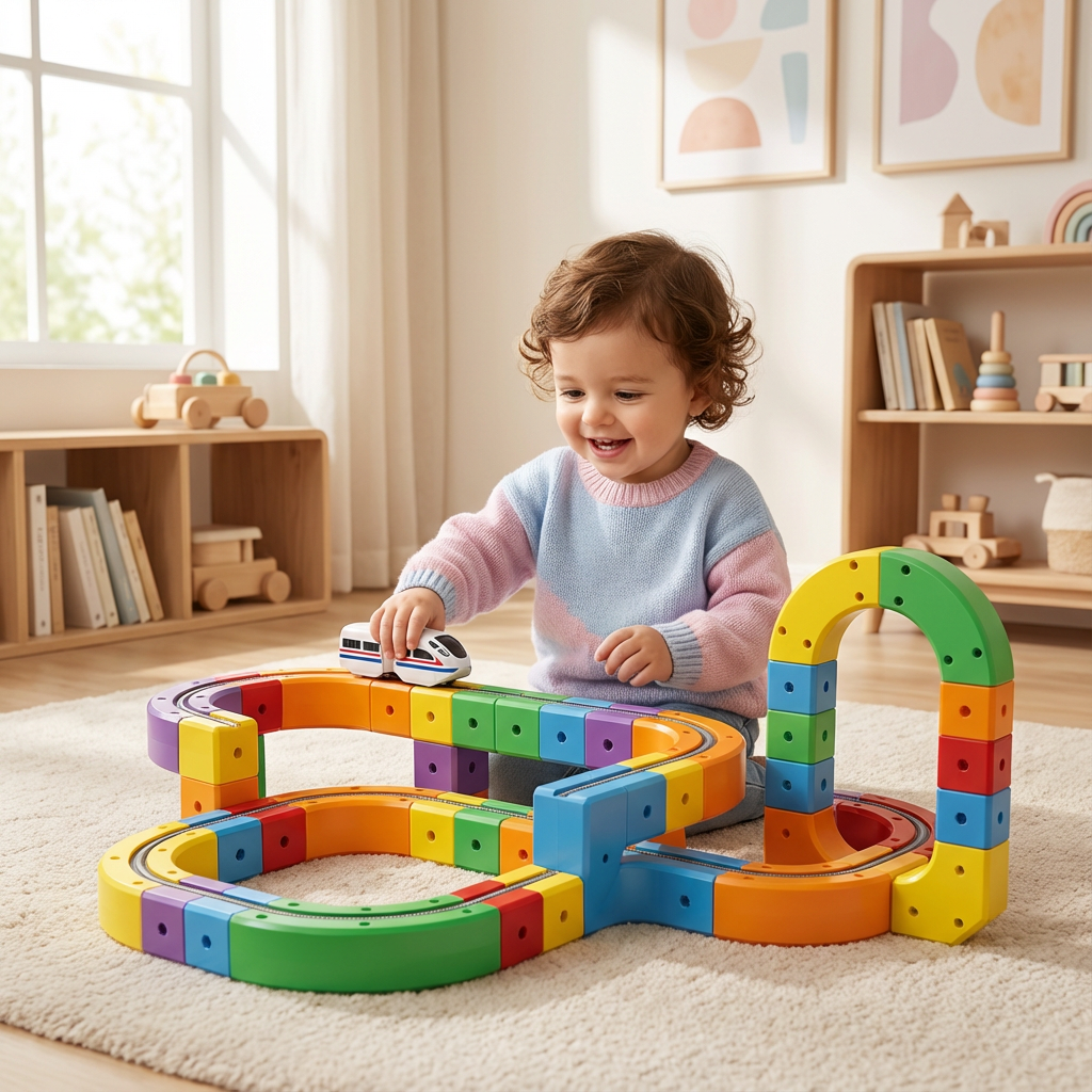 Magische Blokken Spoorbaan Speelgoed voor Kinderen