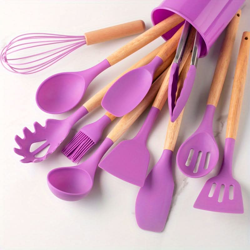 SILICOWARE – 12-delig Keukensilicon Set | Hittebestendig & Vaatwasserbestendig