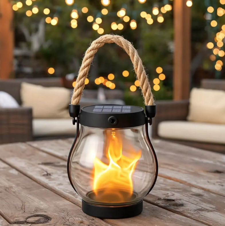 BowLift | Fire Seed Solarlicht — Magische vlammenstemming die uw hart verwarmt en elke nacht betovert