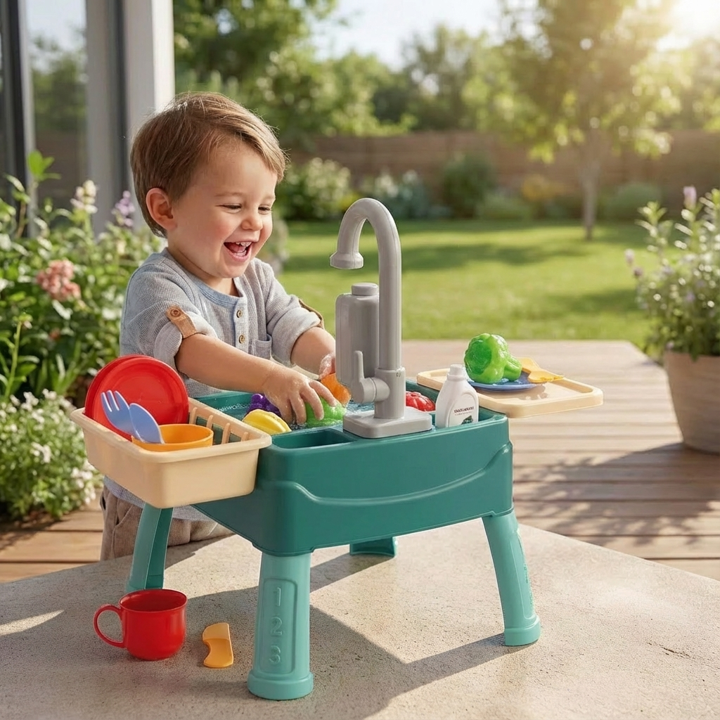WasserWunder Speelkeuken met Magische Kraan voor Kinderen