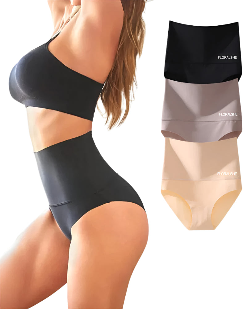 LuxeSilhouette 5-Pack Hoge Taille Slipjes | Perfecte buikcontrole voor een slanker figuur