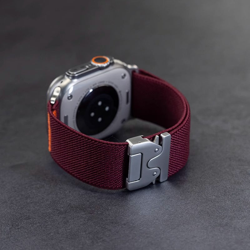 LuxeFlex Elite Nylon Band | Comfortabele en stijlvolle stretchband voor Apple Watch