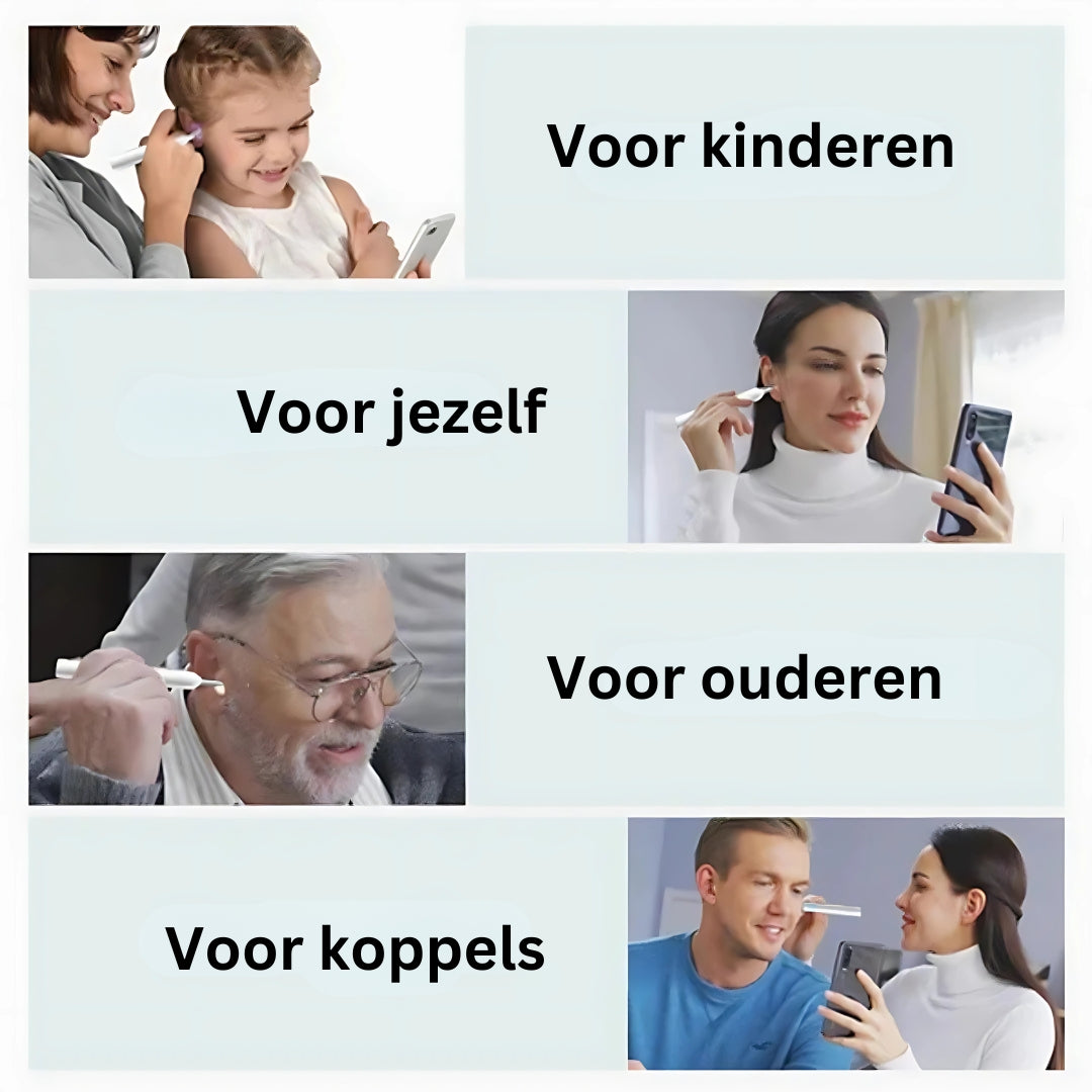 AureliaVision Luxe Oorreiniger | HD-camera voor een grondige oorreiniging
