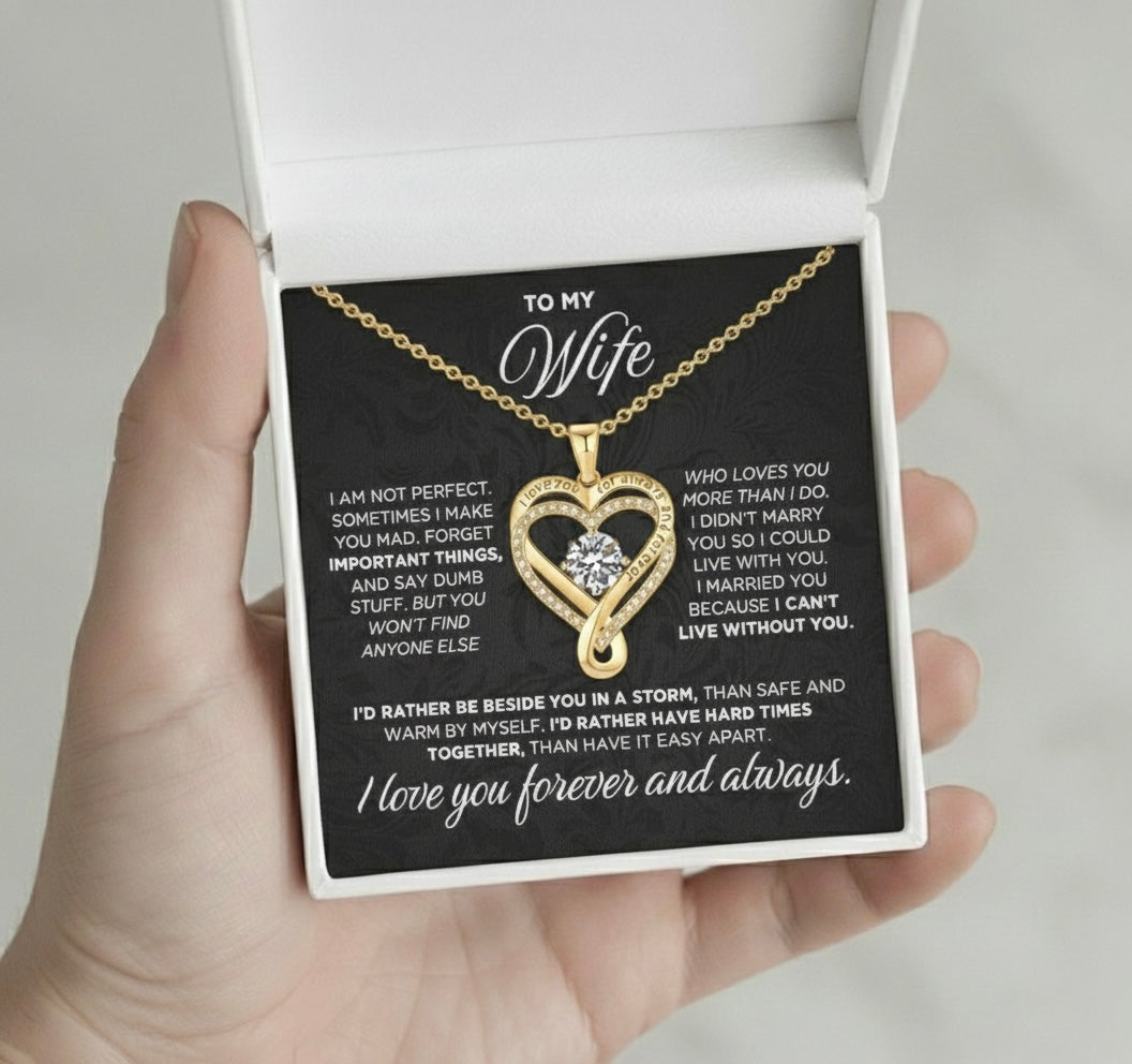 ForeverLove | Voor Mijn Vrouw Ik Hou Voor Altijd Van Je Ketting Cadeau