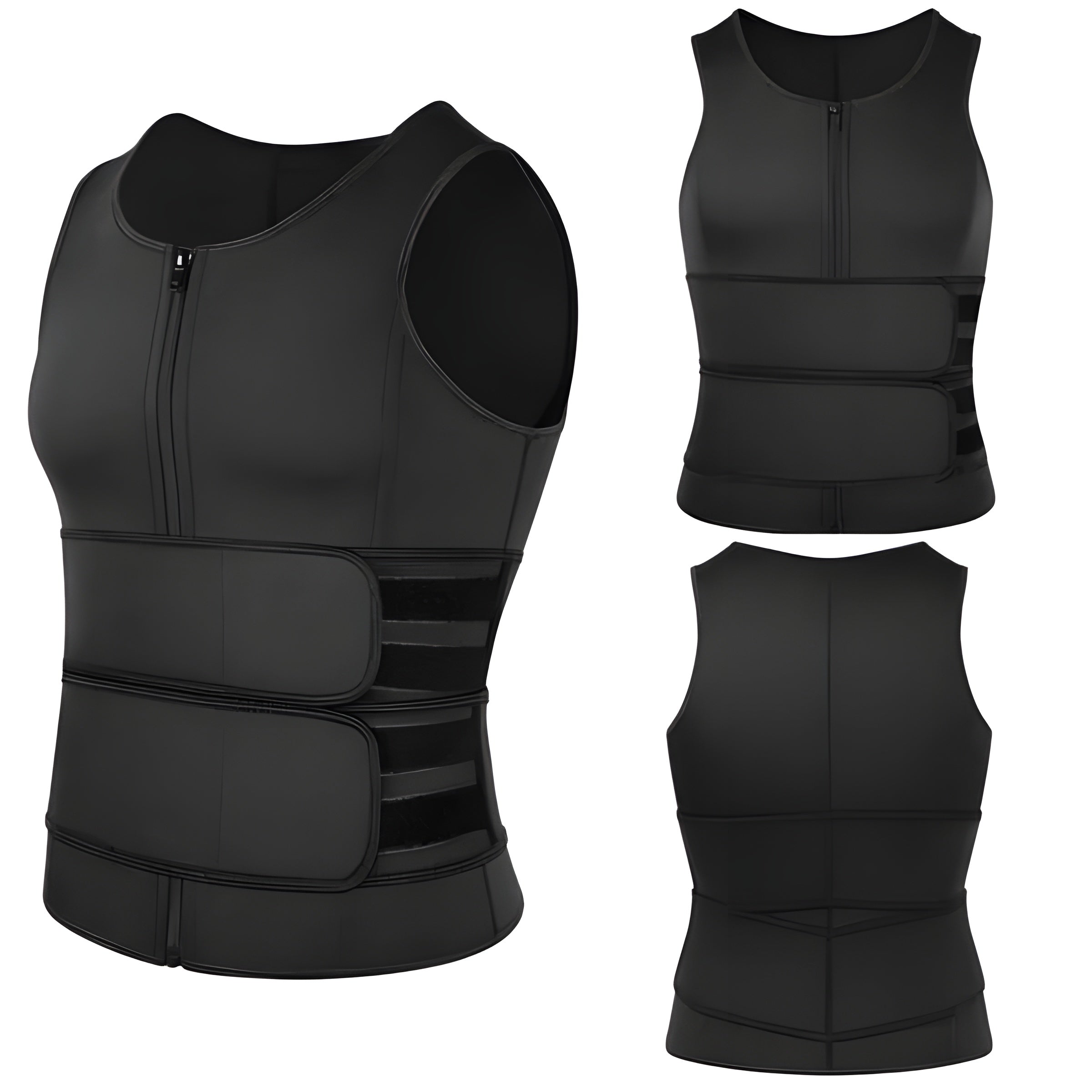 LuxuraFit Heren Sauna Vest & Taille Trainer | Versterkt je training met comfort en stijl