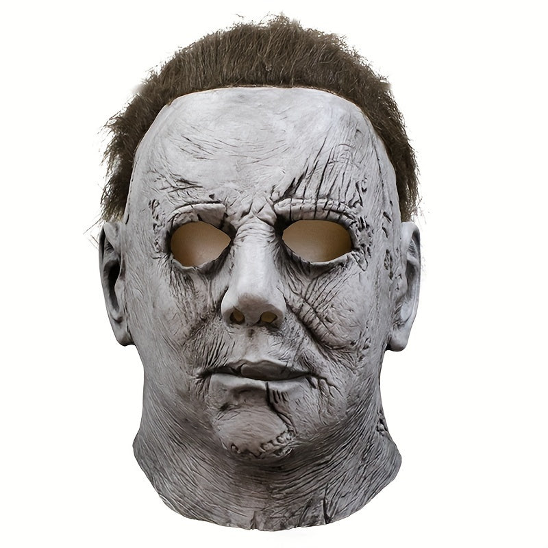 Mannen's Realistische Griezelige Halloween Kostuum Masker | Volledige Gezicht Haar