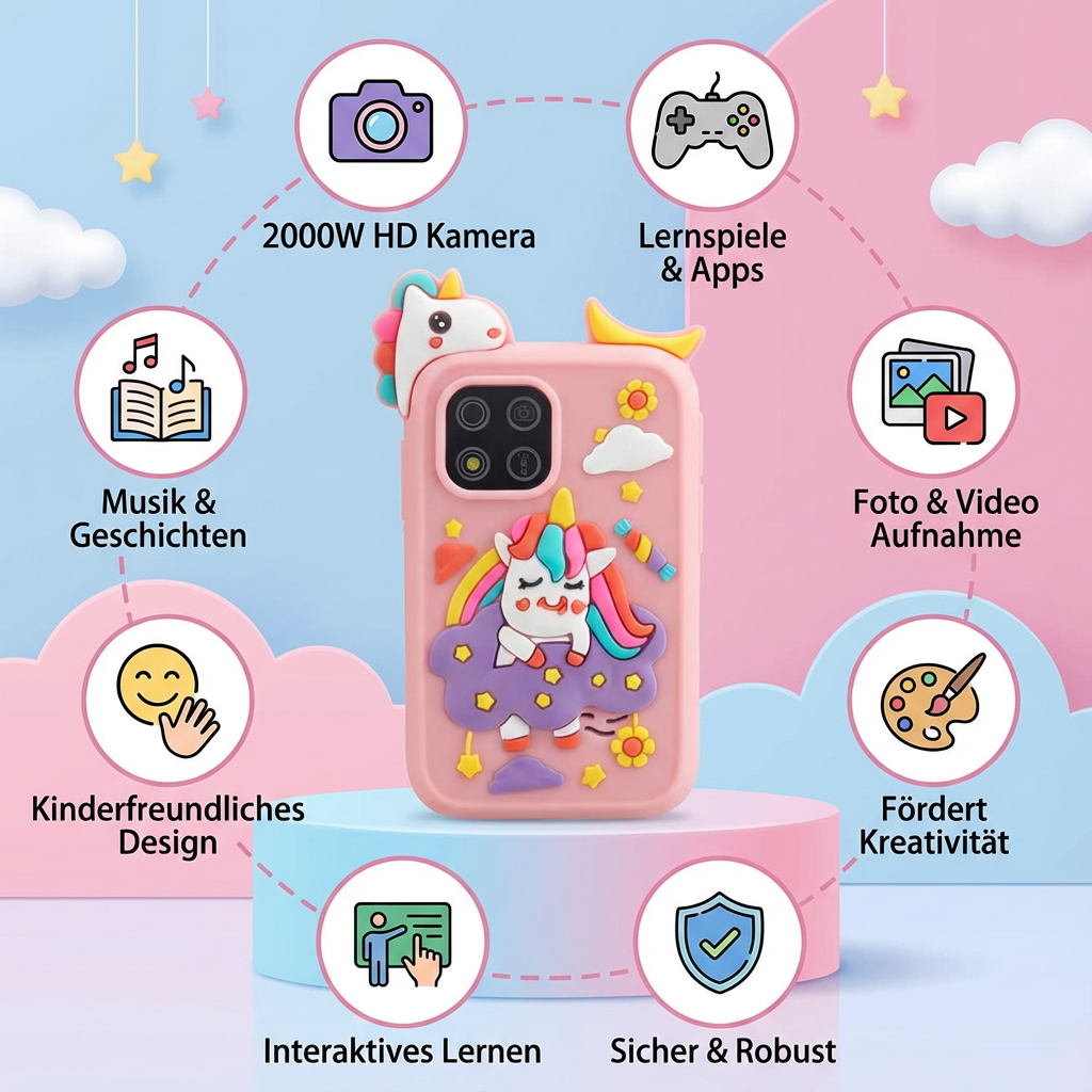 Educatief Leerspeelgoed voor Kinderen in de vorm van een Smartphone