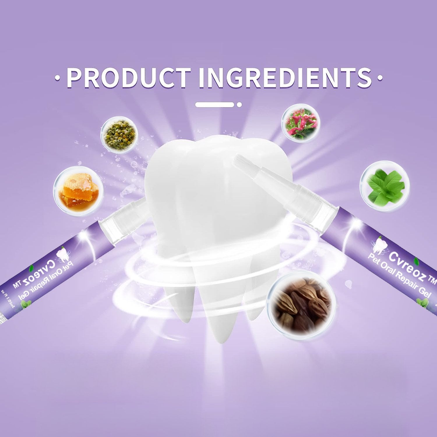 FreshPaws Tandenpoetsgel voor huisdieren | Tandsteen- en vlekkenverwijderaar voor een gezondere lach