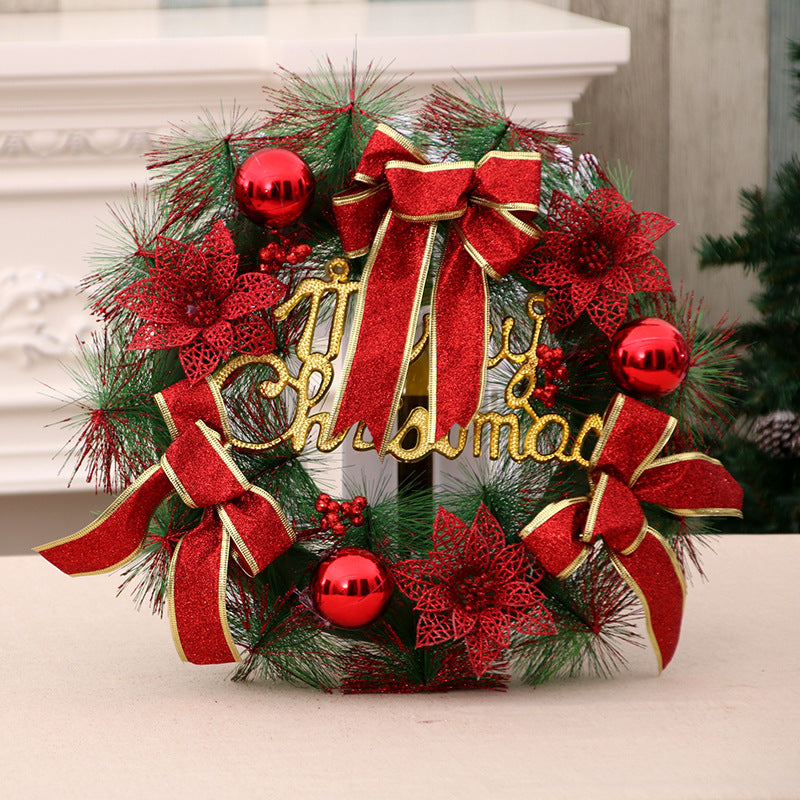 Kerstkrans van Jute – Rustieke Kerstdecoratie voor Deur en Muur