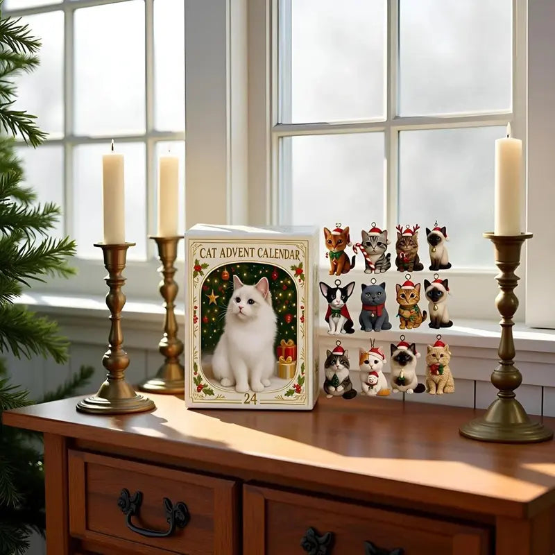 Adventskalender met 24 vrolijke katten - 2026