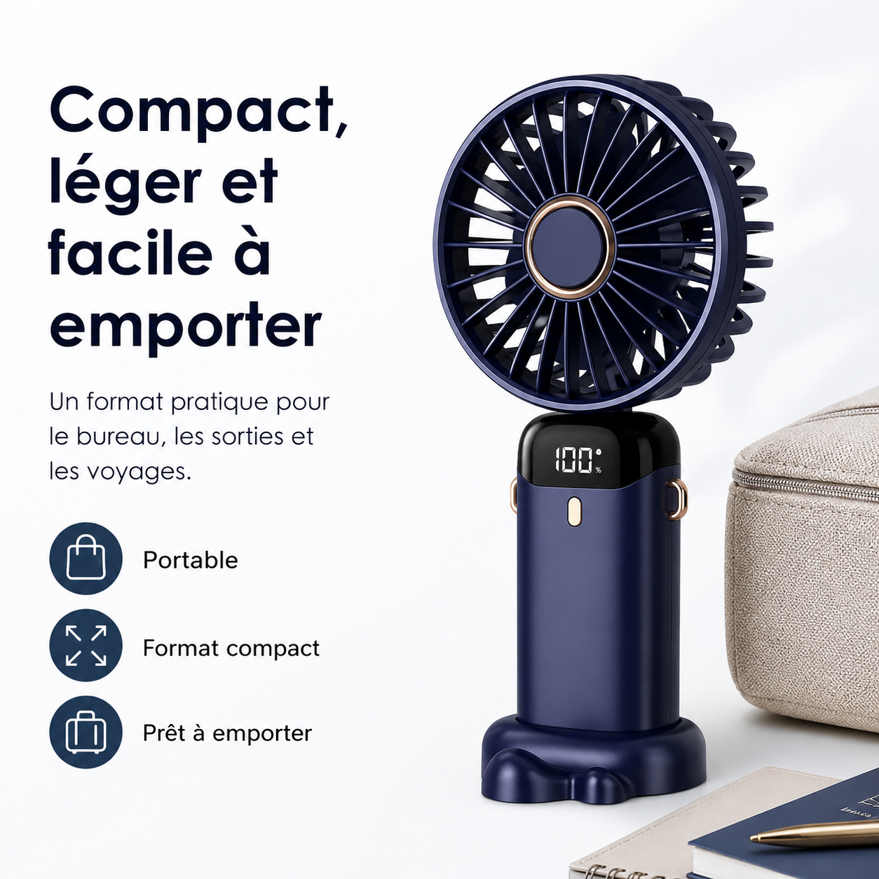 Draagbare Oplaadbare Ventilator 5000mAh