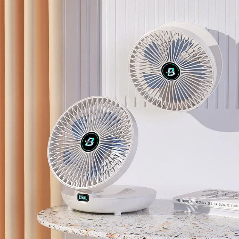 AeroLux Elegante Draagbare Ventilator | Stijlvolle, opvouwbare ventilator voor ultiem comfort