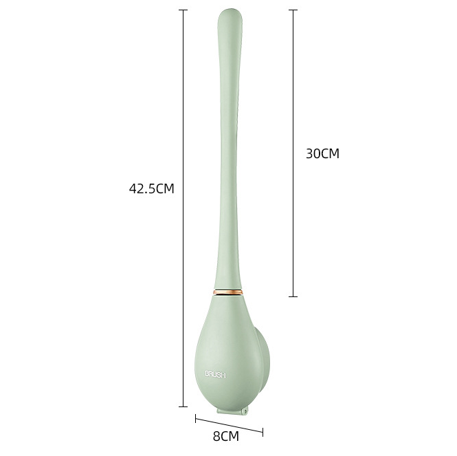 Flexibele Siliconen Toilettenborstel Modern Design