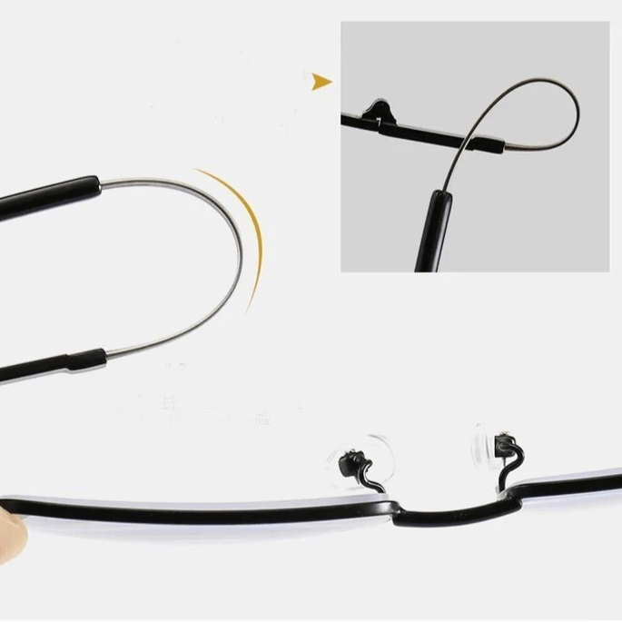 Titanium Progressieve Ver- en Nabereik Dual-Use Leesbril