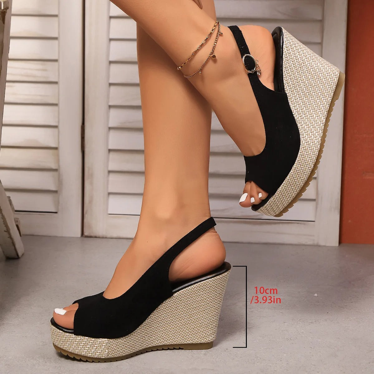 Audrey - Elegante Zwarte Hakken Sandalen voor Dames